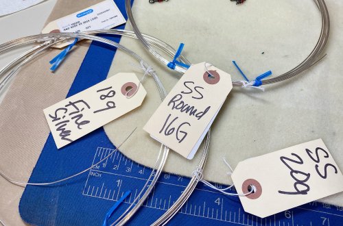 Susan LeGuyader's Organized Storage for Wire - , Store Wire Jewelry, , I already mark my tags on the wire